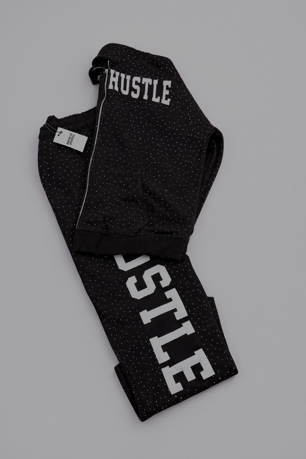 The Grind Hoodie & Pants Set- Black