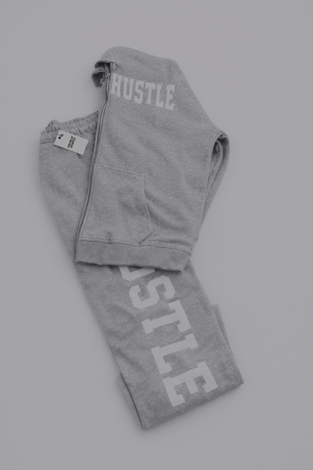 The Grind Hoodie & Pants Set- Grey
